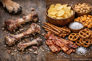 Deux types d'aliments dangereux mais appréciés des chiens