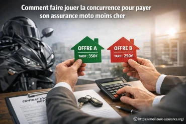 Comment faire jouer la concurrence pour payer son assurance moto moins cher ?