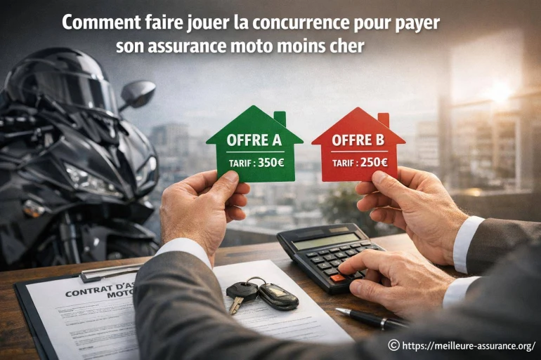 Comment faire jouer la concurrence pour payer son assurance moto moins cher ?
