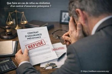 Que faire en cas de refus ou résiliation d'un contrat d'assurance prévoyance ?