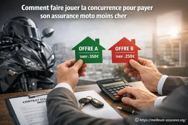Comment faire jouer la concurrence pour payer son assurance moto moins cher ?
