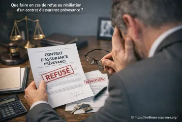 Que faire en cas de refus ou résiliation d'un contrat d'assurance prévoyance ?