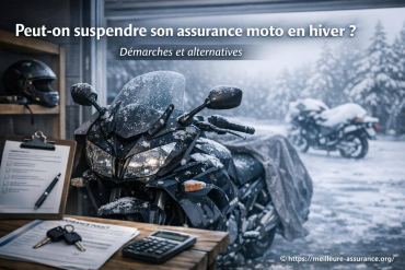 Peut-on suspendre son assurance moto en hiver ? démarches et alternatives